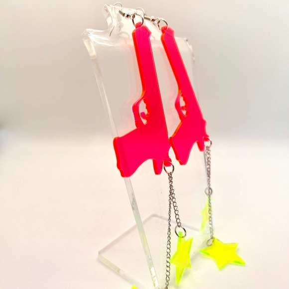 Bang Bang Earrings - Barbie Earrings - Statement Earrings - Cowgirl Earrings - Picture 4 of 11